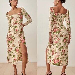 Reformation Hilda Dress in Jardin Sz 6